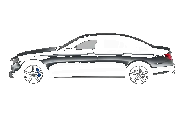 Berline Mercedes Classe E taxi